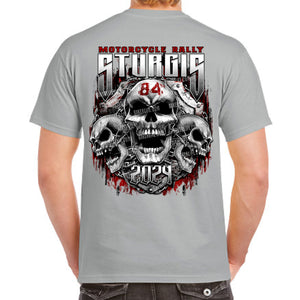 2024 Sturgis Motorcycle Rally Chained Shield T-Shirt