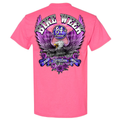 Ladies 2025 Bike Week Daytona Beach Pink Eagle T-Shirt