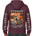 Zip-up Hoodie 2025 Sturgis Motorcycle Rally 85th Scene Limited Edition