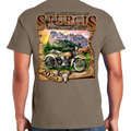 T-Shirt 2025 Sturgis Motorcycle Rally Rushmore Map