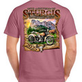 T-Shirt 2025 Sturgis Motorcycle Rally Rushmore Map