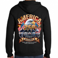 Zip-up Hoodie 2026 Laconia Motorcycle Week America Strong