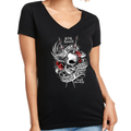 V-Neck Shirt 2026 Myrtle Beach Skull Swords