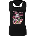 Embellished Racerback 2026 Sturgis Motorcycle Rally Floral Bike