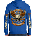 Zip-up Hoodie 2027 Bike Week Daytona Beach Skull Banners