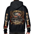 Pullover Hoodie 2027 Bike Week Daytona Beach American Biker