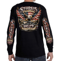 Long Sleeve 2027 Sturgis Motorcycle Rally Stars and Stripes Eagle