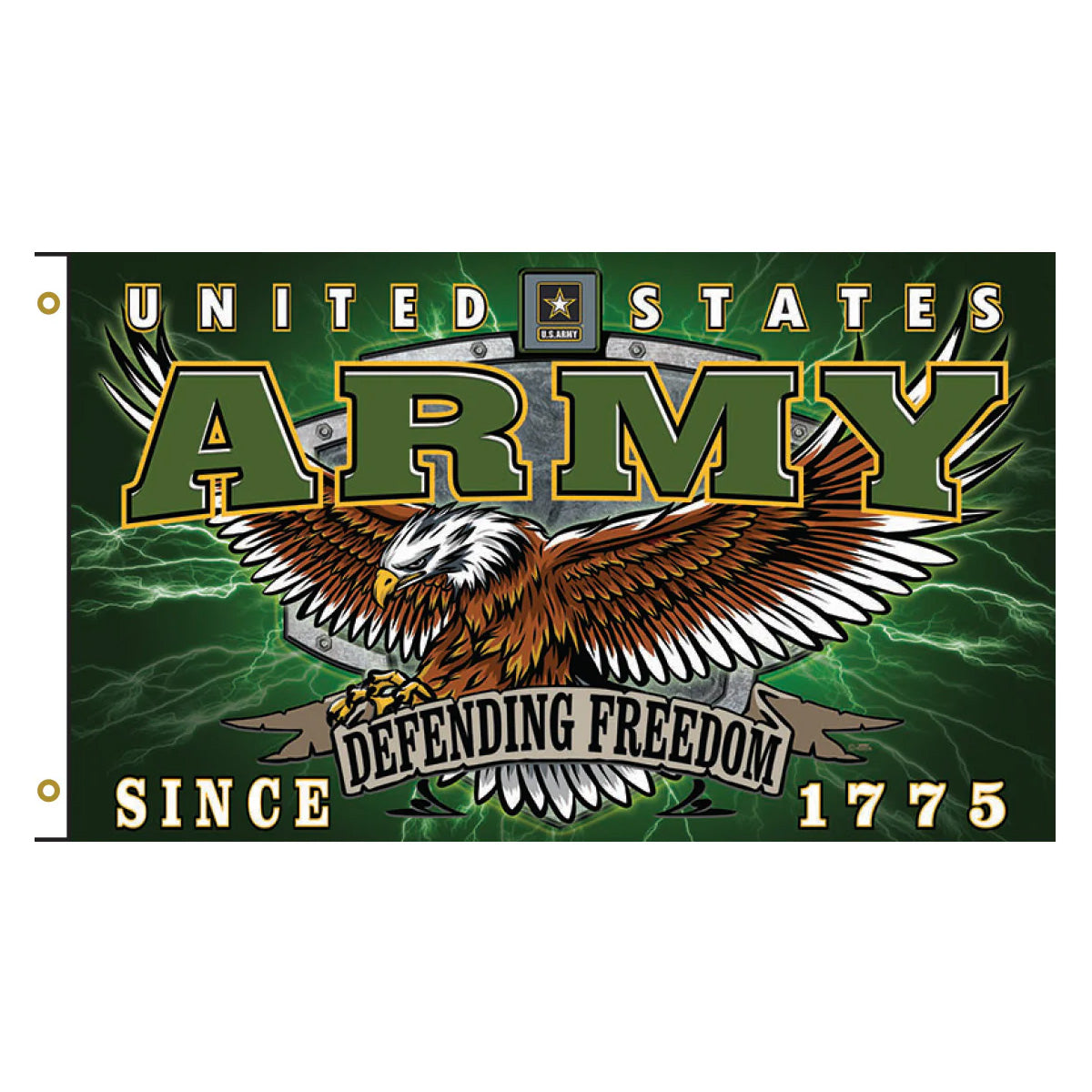 US Army Defending Freedom Flag – BIKER LIFE CLOTHING