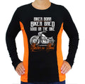 Ladies Good On The Bike Two Toned Long Sleeve Shirt