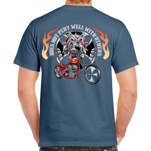 Bulldog Motorcycle T-Shirt