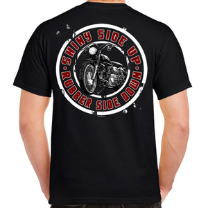 Rubber Side Down Motorcycle T-Shirt