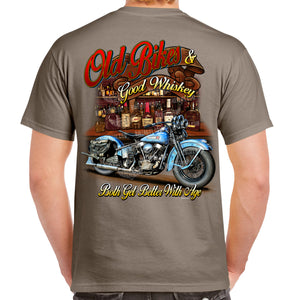 Old Bikes And Good Whiskey T-Shirt