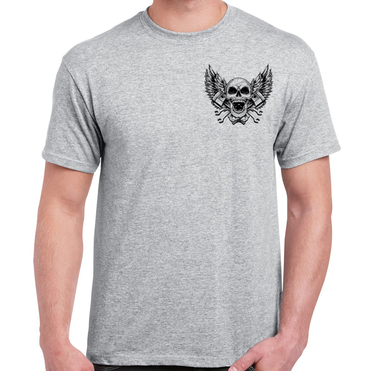 Speed Junkies Throttle It Out Skull T-Shirt – BIKER LIFE