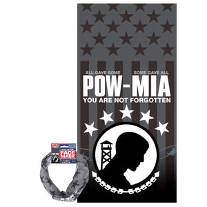 Rap-a-Cap Tonal Flag POW MIA Seamless Tube Face Mask