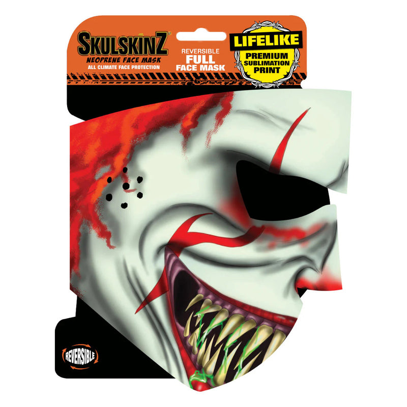 Skulskinz: Red Clown Full Face Mask