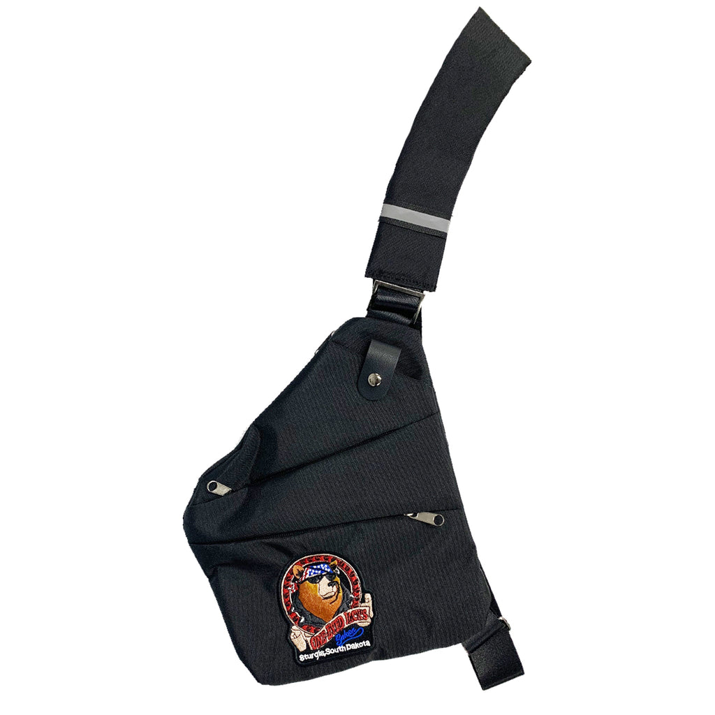 One Eyed Jack's Saloon Embroidered Tactical Design Anti-theft Sling Bag