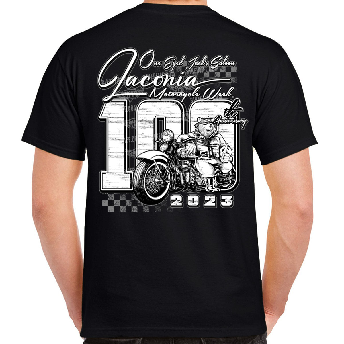 2023 Laconia Motorcycle Week 100 Years Finish Line T-Shirt – Biker Life  Clothing