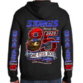 Zip-up Hoodie SPECIAL EDITION 2025 Sturgis Motorcycle Rally One Eyed Jack's Saloon Big 85th