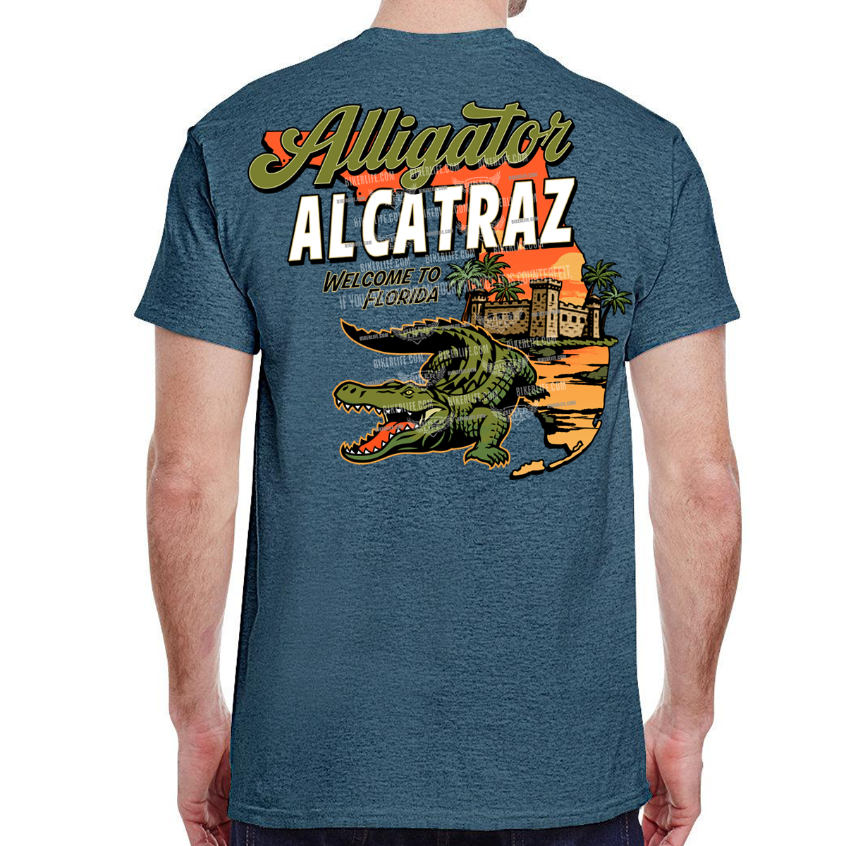 T-Shirt Alligator Alcatraz Welcome to Florida – BIKER LIFE CLOTHING