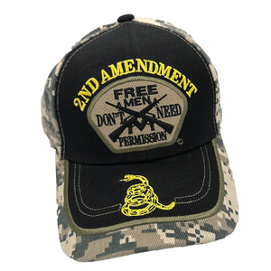 Free Men Don't Need Permission Hat Black
