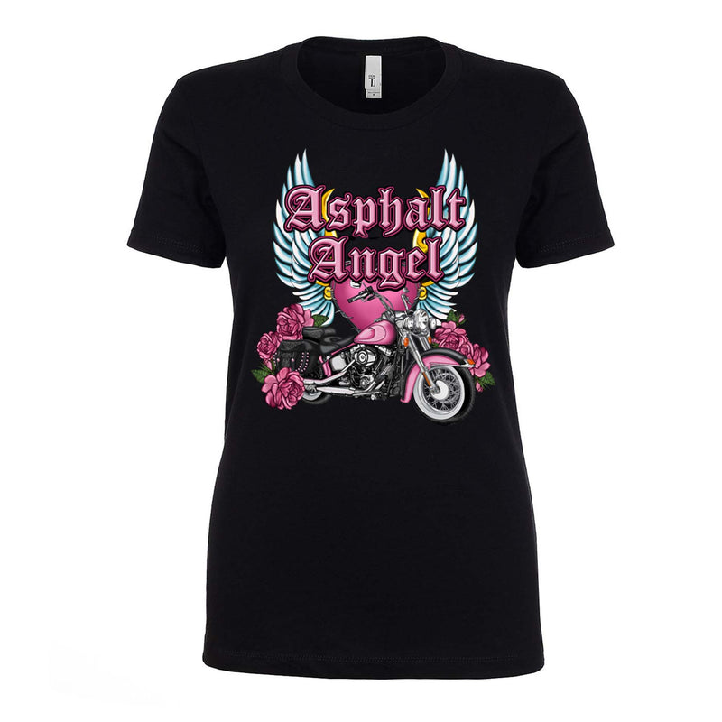 Ladies Asphalt Angel Crew Neck T-Shirt