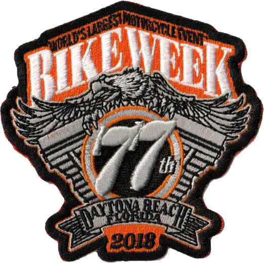 2018 Bike Week Daytona Beach Official Logo Patch