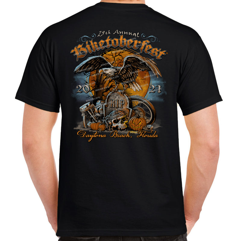 2021 Biketoberfest Daytona Beach Bike Graveyard T-Shirt