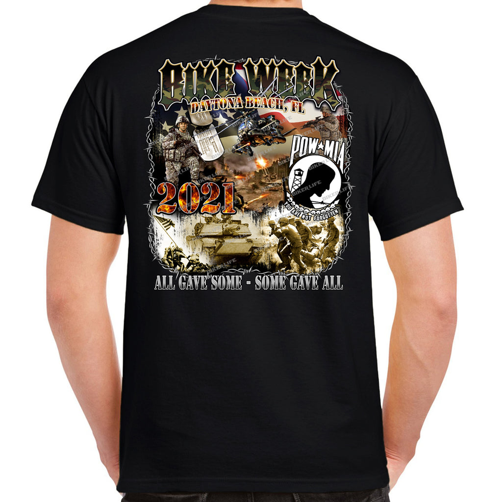 2021 Bike Week Daytona Beach POW MIA Remembrance T-Shirt