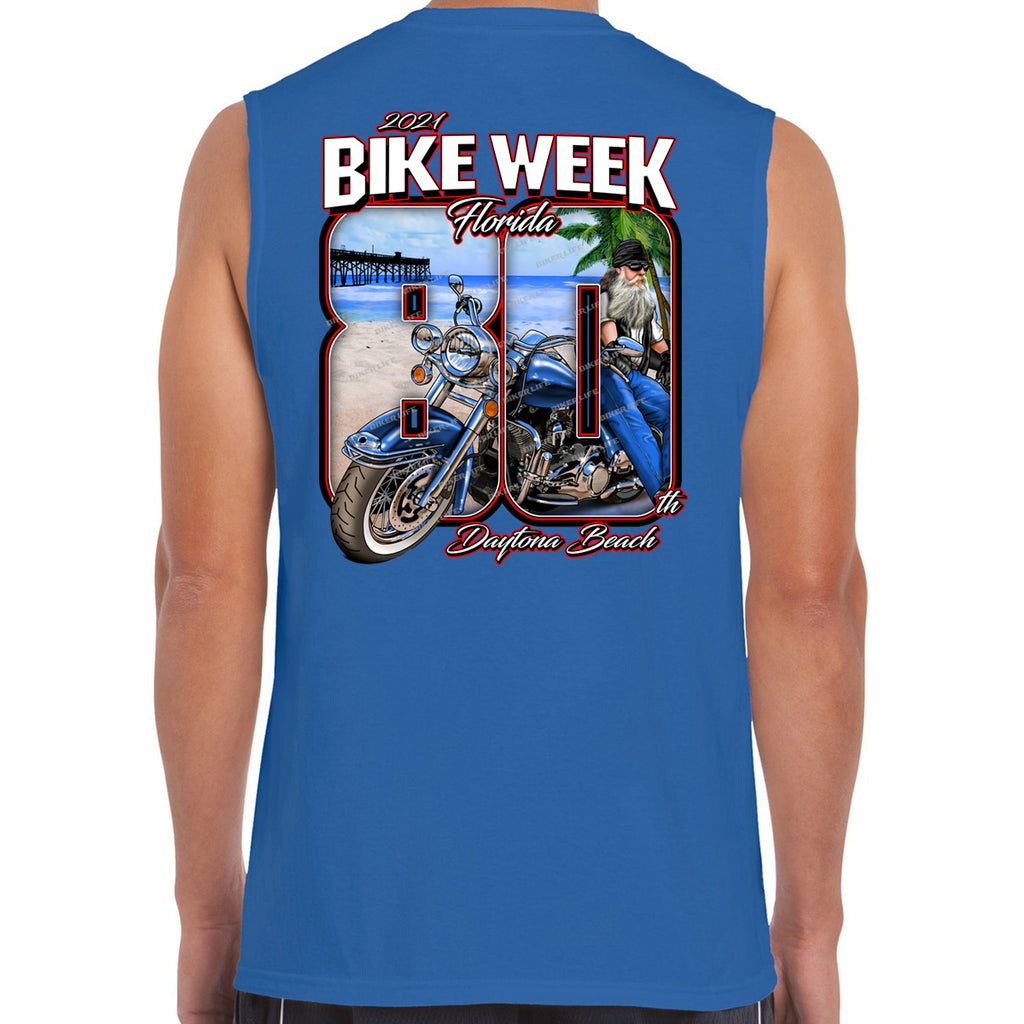 2021 Bike Week Daytona Beach 80th Anniversary Muscle Shirt