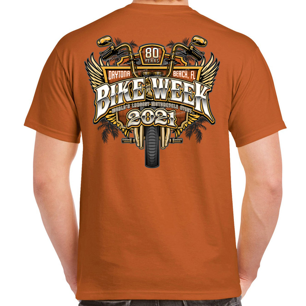 2021 Bike Week Daytona Beach Official Logo T-Shirt