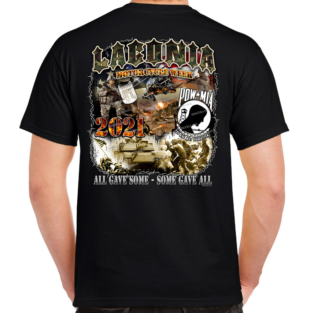 2021 Laconia Motorcycle Week POW MIA Remembrance T-Shirt