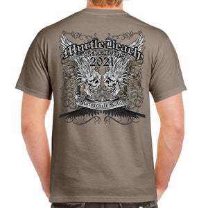 2021 Myrtle Beach Motorcycle Rally Afflicted T-Shirt