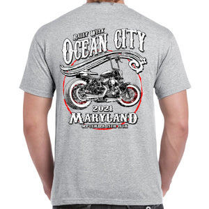 2021 Ocean City Rally Week Bobber T-Shirt
