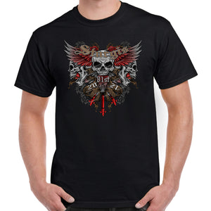 2021 Sturgis Motorcycle Rally Wing Skull T-Shirt