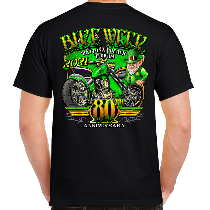 2021 Bike Week Daytona Beach Lucky Clover T-Shirt