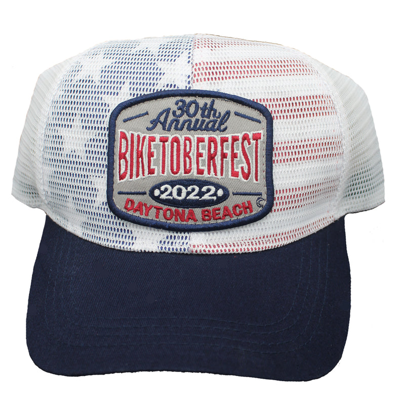 2022 Biketoberfest Daytona Beach Stars & Stripes Patriot Country Hat