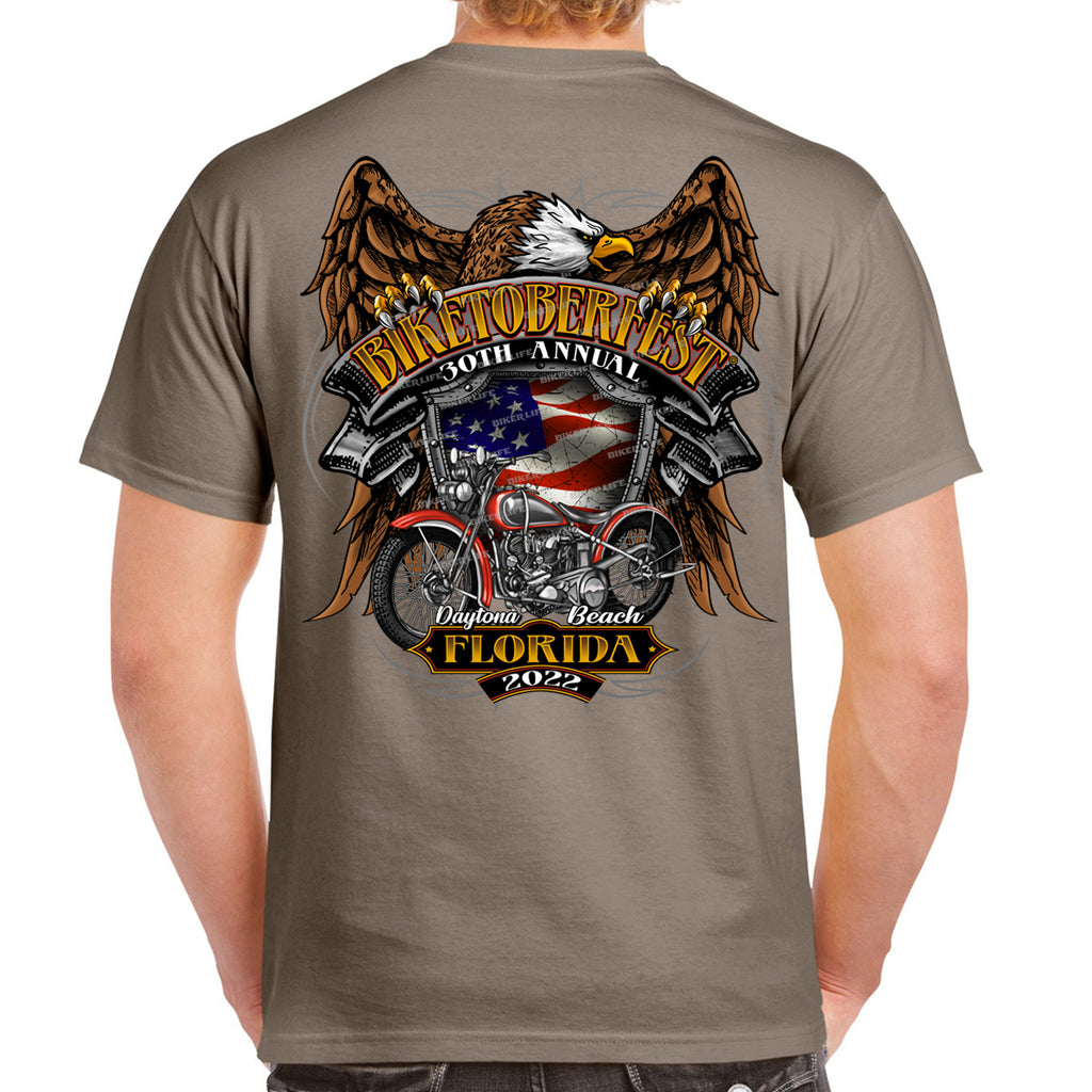 2022 Biketoberfest Daytona Beach Rebel Rider T-Shirt