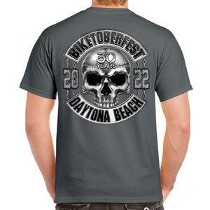 2022 Biketoberfest Daytona Beach Iron Skull T-Shirt