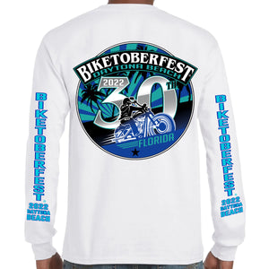 2022 Biketoberfest Daytona Beach Official Logo Long Sleeve T-Shirt