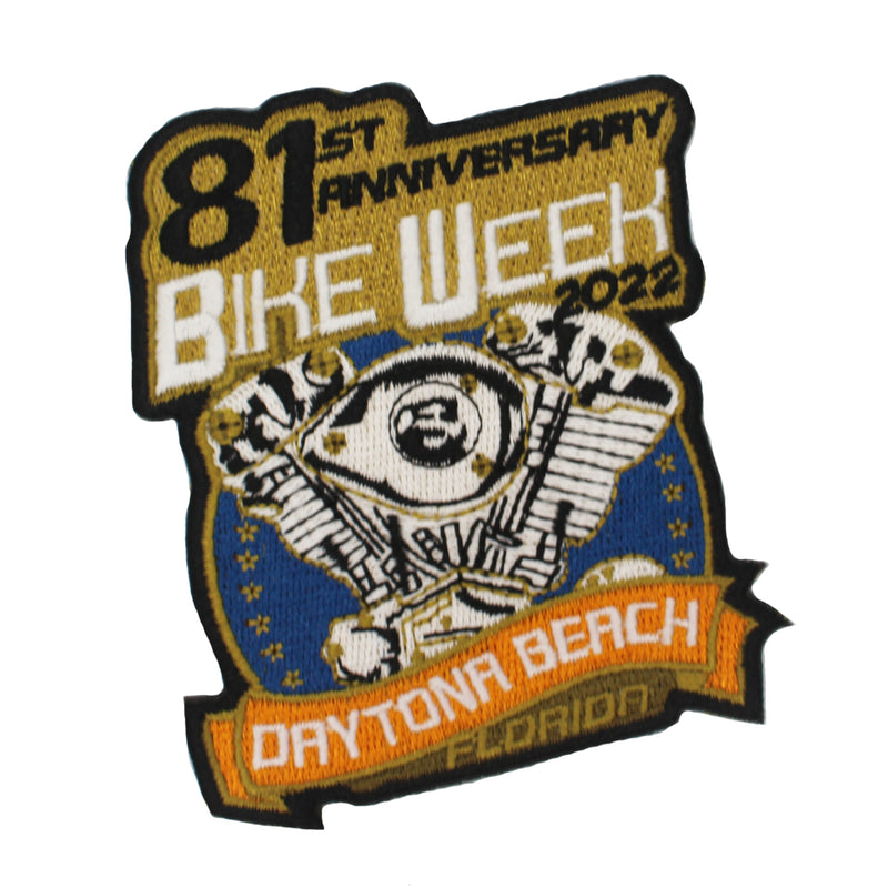 2022 Bike Week Daytona Beach Knucklehead Engine Patch