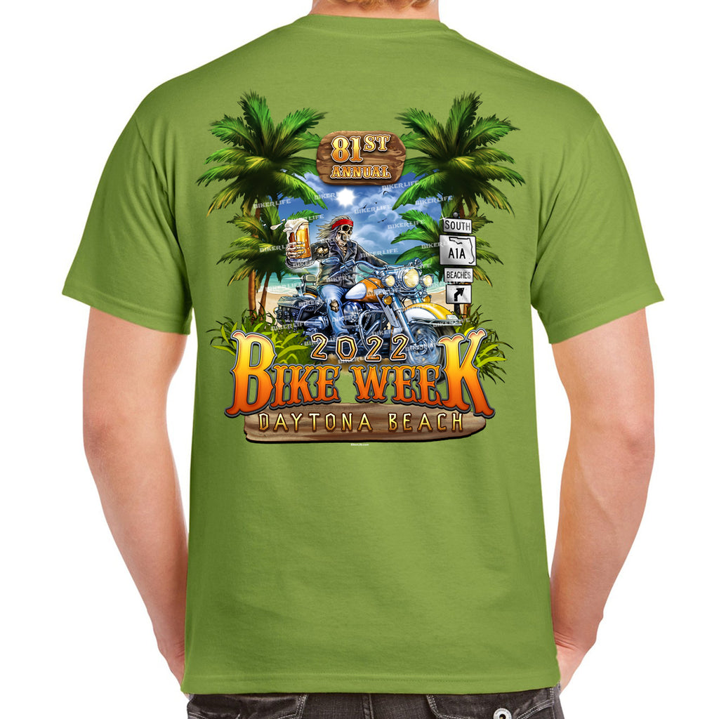 2022 Bike Week Daytona Beach Freedom & Beer T-Shirt