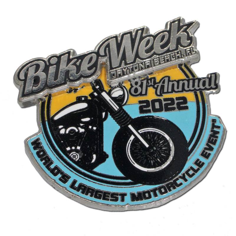 2022 Bike Week Daytona Beach Official Logo Pin