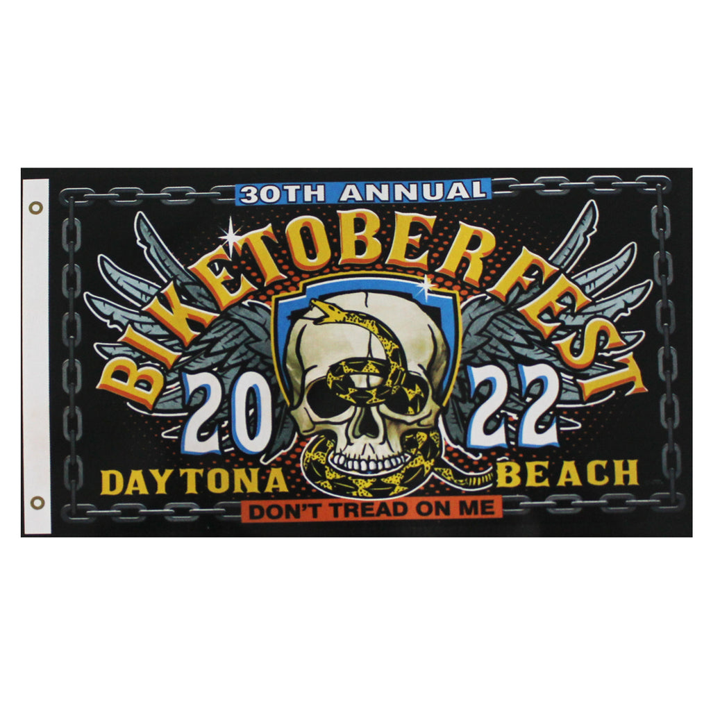 2022 Biketoberfest Daytona Beach 30th Annual Collectors Flag