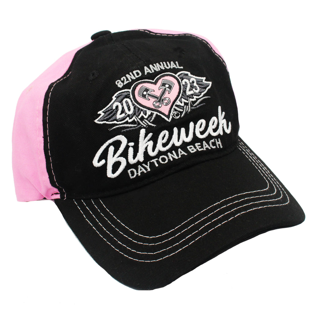 Ladies 2023 Bike Week Daytona Beach Motor Heart Hat