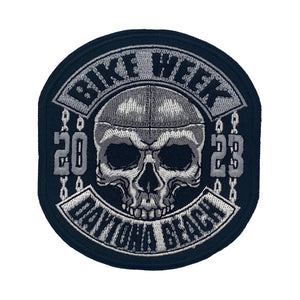 2023 Bike Week Daytona Beach Iron Chain Skull Patch