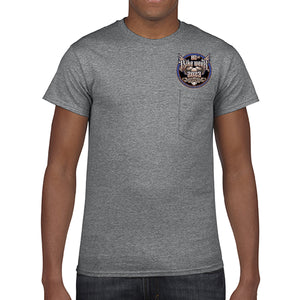 2023 Bike Week Daytona Beach Official Logo Pocket T-Shirt