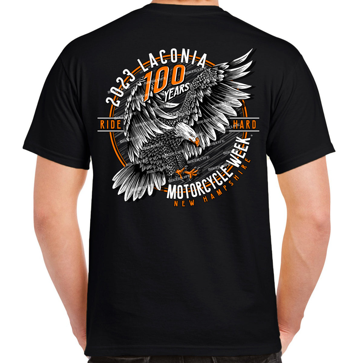 2023 Laconia Motorcycle Week 100 Years Finish Line T-Shirt – Biker Life  Clothing