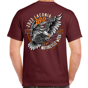 2023 Laconia Motorcycle Week Eagle Landing T-Shirt
