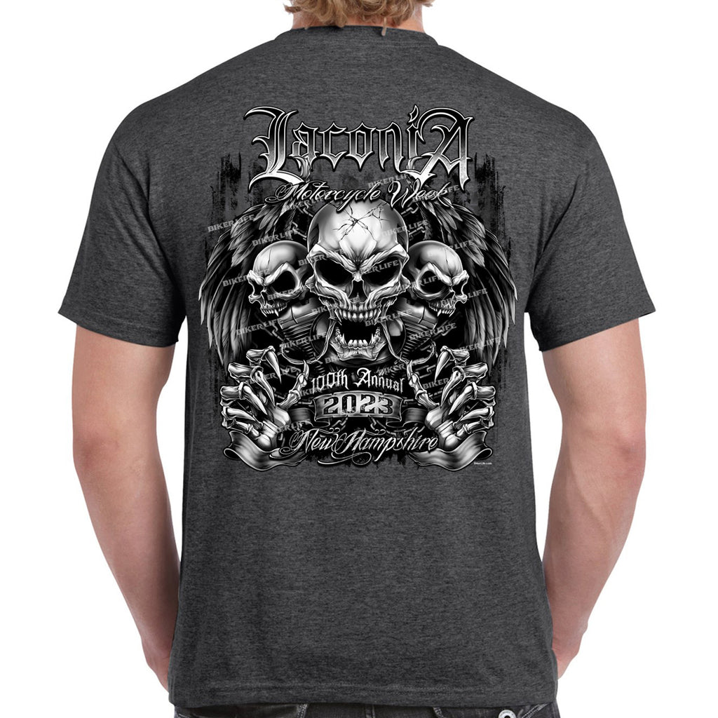 2023 Laconia Motorcycle Week Bones N Chrome T-Shirt