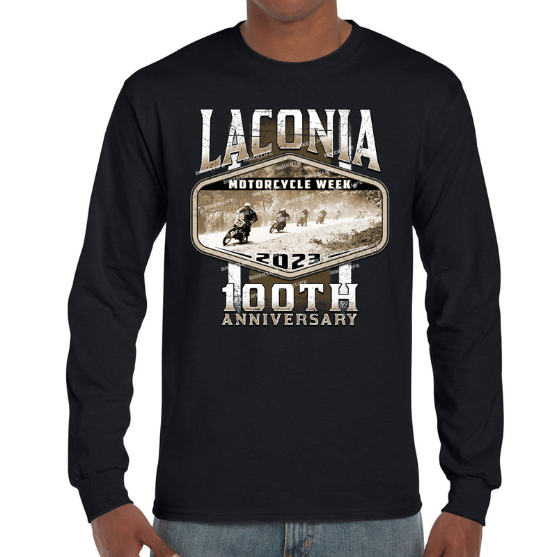 2023 Laconia Motorcycle Week Antique Riders Front Print Long Sleeve